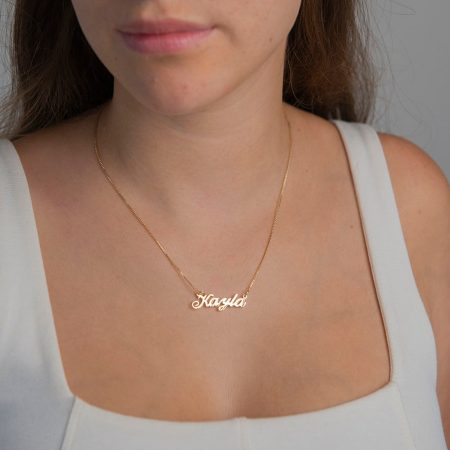 Kayla Name Necklace-2 in 18K Gold Plating