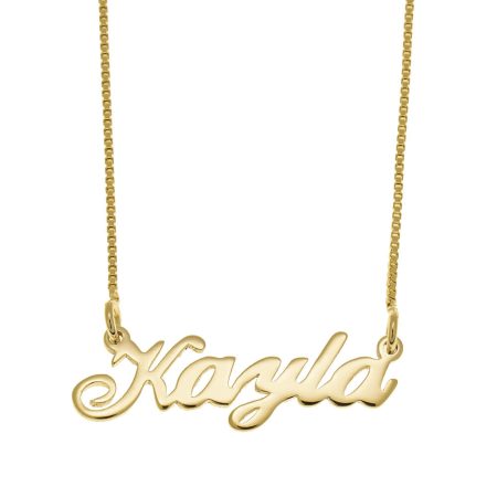 Kayla Name Necklace in 18K Gold Plating