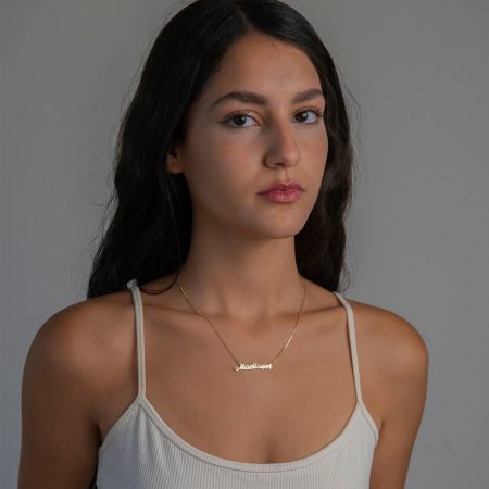 Madison Name Necklace-1 in 18K Gold Plating