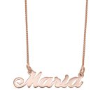 Maria Name Necklace
