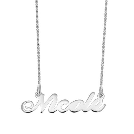 Nicole Name Necklace in 925 Sterling Silver