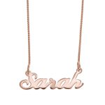 Sarah Name Necklace