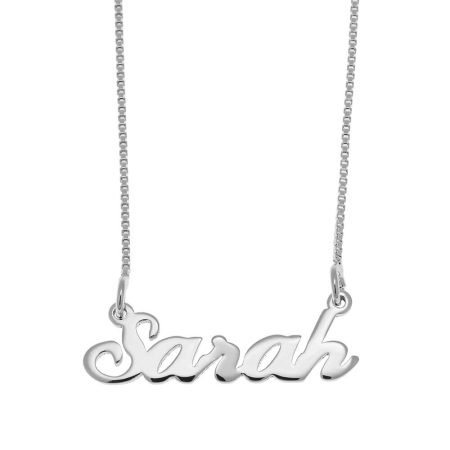 Sarah Name Necklace in 925 Sterling Silver
