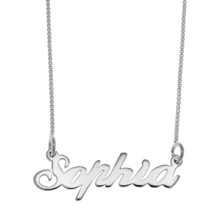 Sophia Name Necklace in 925 Sterling Silver