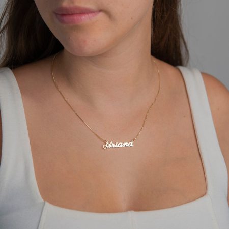 Ariana Name Necklace-2 in 18K Gold Plating
