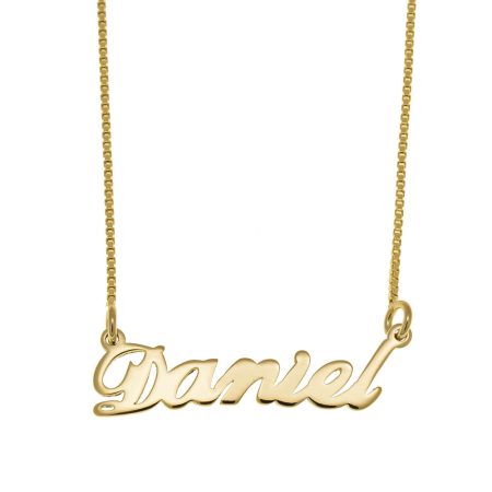 Daniel Name Necklace in 18K Gold Plating