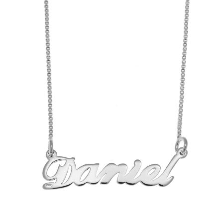 Daniel Name Necklace in 925 Sterling Silver