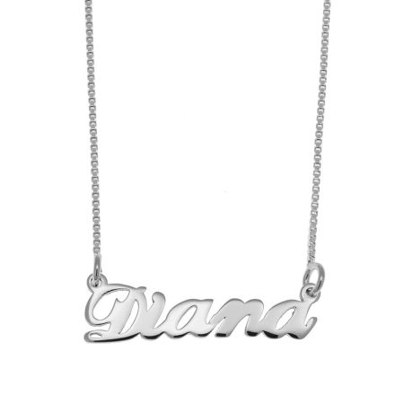 Diana Name Necklace in 925 Sterling Silver
