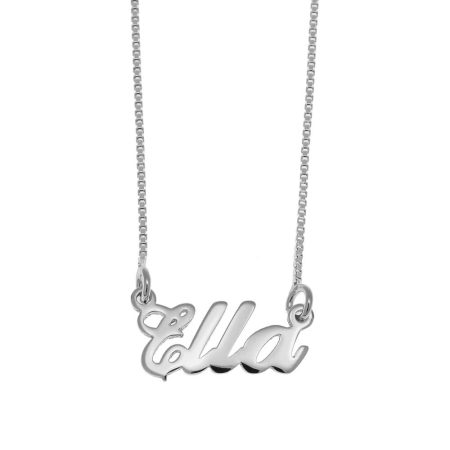 Ella Name Necklace in 925 Sterling Silver