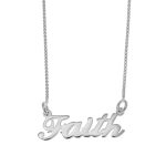 Faith Name Necklace