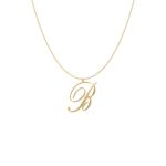 Big Initial B Necklace-1