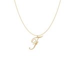 Big Initial F Necklace-1