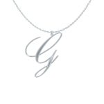 Big Initial G Necklace