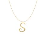 Big Initial S Necklace-1