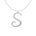 Big Initial S Necklace