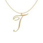 Big Initial T Necklace