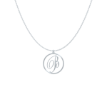 Circle Letter B Necklace-1