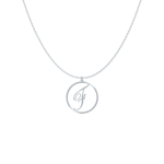 Circle Letter F Necklace-1