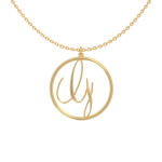 Circle Letter G Necklace