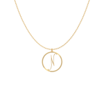 Circle Letter N Necklace-1