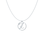 Circle Letter Z Necklace-1