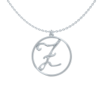 Circle Letter Z Necklace