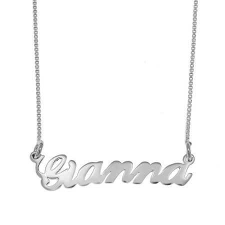 Gianna Name Necklace in 925 Sterling Silver