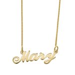 Mary Name Necklace