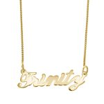 Trinity Name Necklace