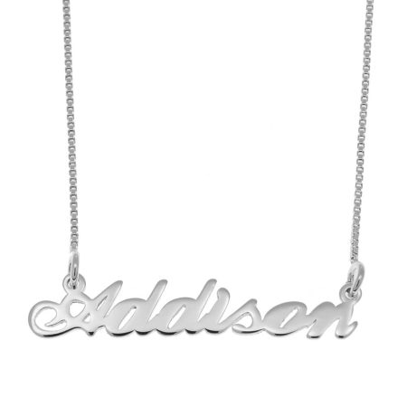 Addison Name Necklace in 925 Sterling Silver