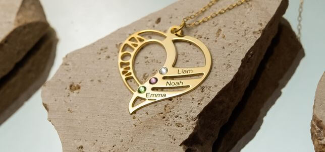 Personalized Mommy Birthstone Necklace For Grandma With Custom Name And  Birthstone Crystal For Baby Feet From Kebe1, $15.01 | DHgate.Com