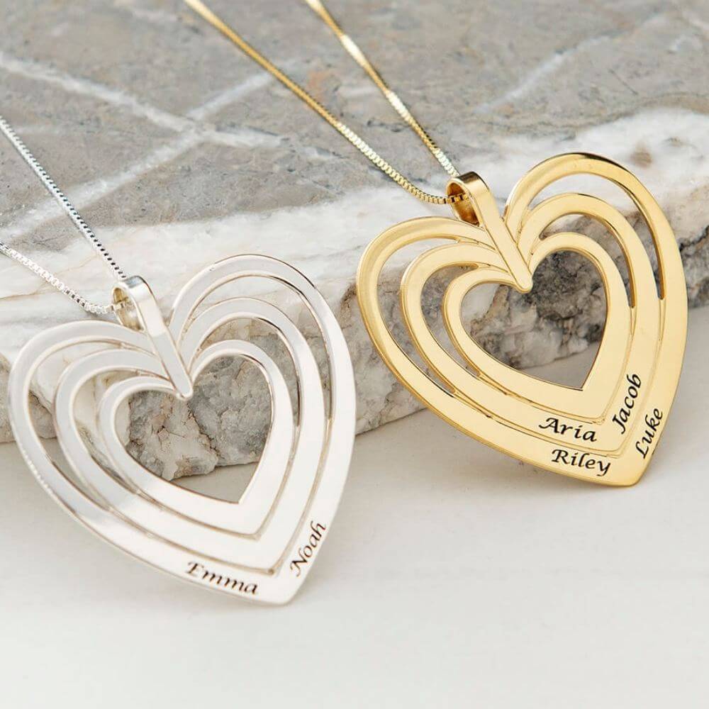Heart Stainless Steel Personalized Engraved Letter Necklace Pendant Chain  Unisex at Rs 140/piece in Mumbai