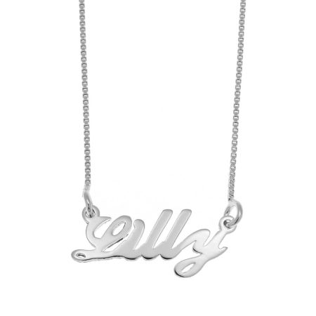 Lilly Name Necklace in 925 Sterling Silver