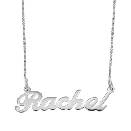 Rachel Name Necklace in 925 Sterling Silver