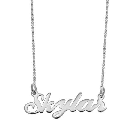 Skylar Name Necklace in 925 Sterling Silver