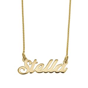 Stella Name Necklace gold