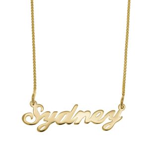 Sydney Name Necklace gold