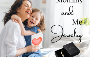 Personalized Mommy and Me Jewelry in Sterling Silver and Gold Plating