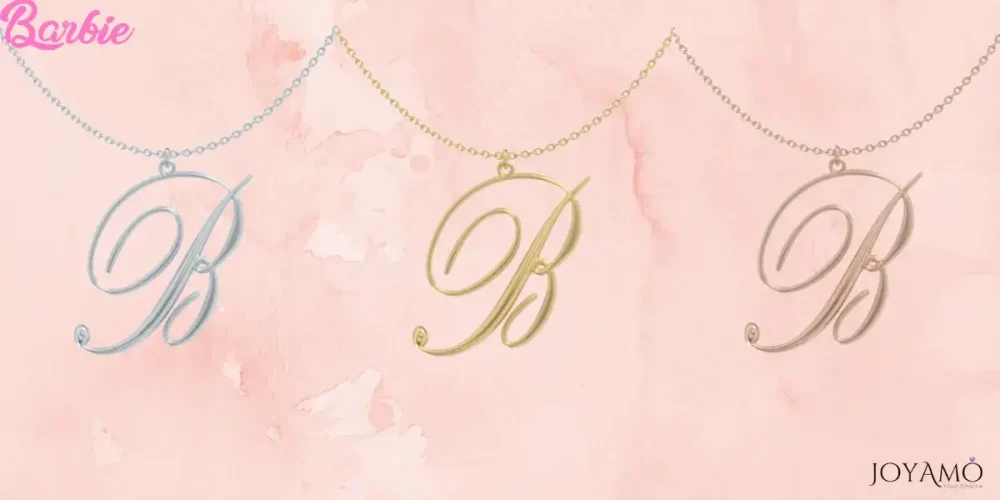 Barbie Initial Necklace