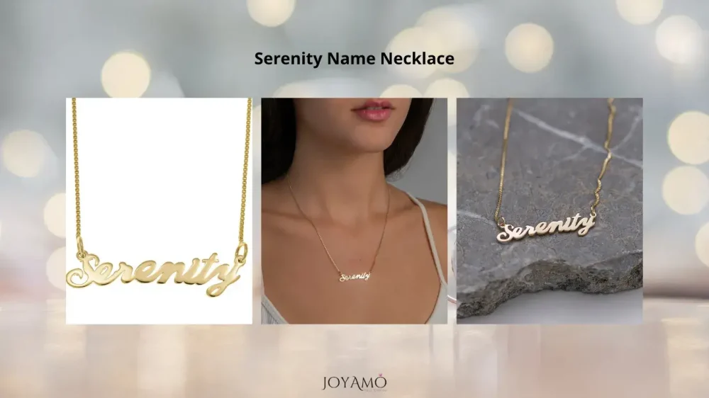 Serenity Name Necklace