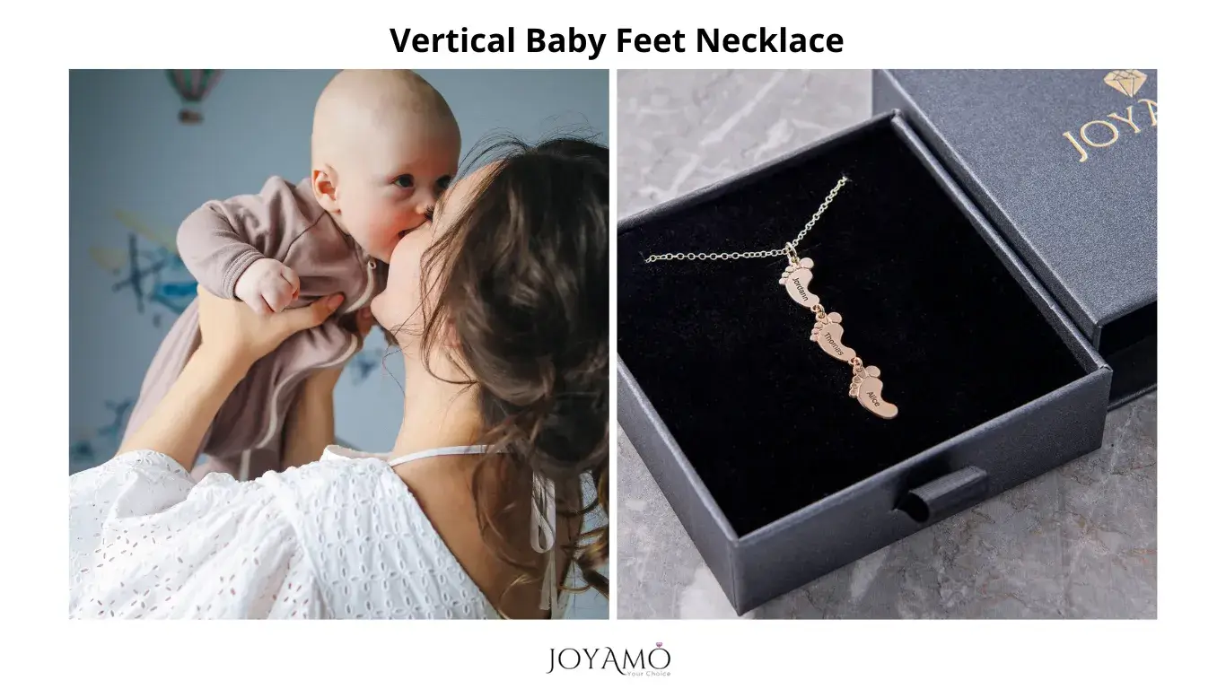 Best Heartfelt Gift for Mom to be - Baby Feet Heart 925 Sterling Silver  Gift Set – Rakva