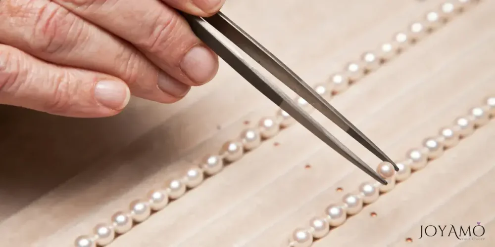 Checking the quality of the pearls