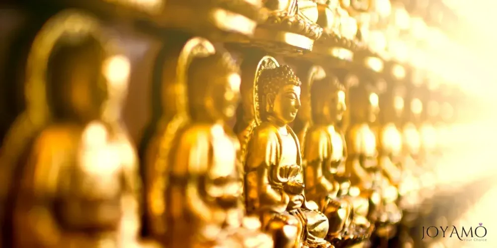 Solid Gold Temple Buddhas 