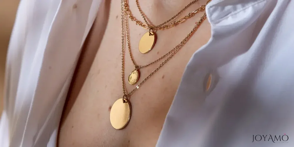 Layer Necklaces in Gold Plating