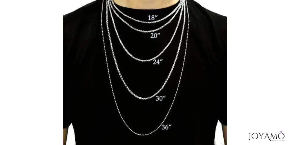 Necklace length chart
