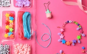 Friendship Bracelets with Clay Beads