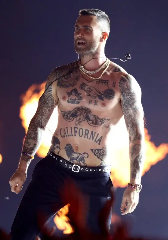 Adam Levine tattoos