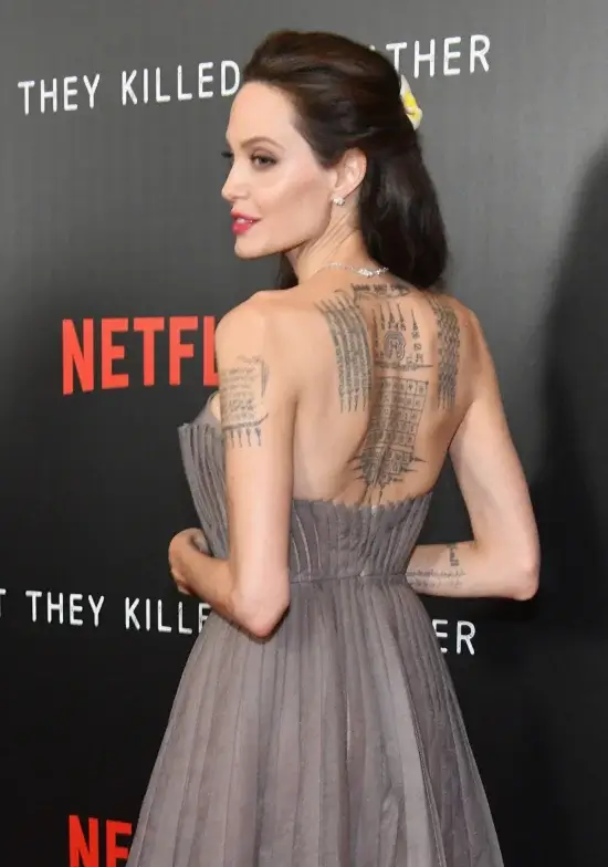  Angelina Jolie tattoos