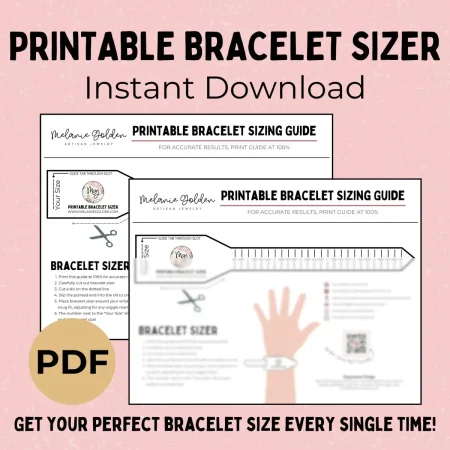 Printable Bracelet Sizing Guide