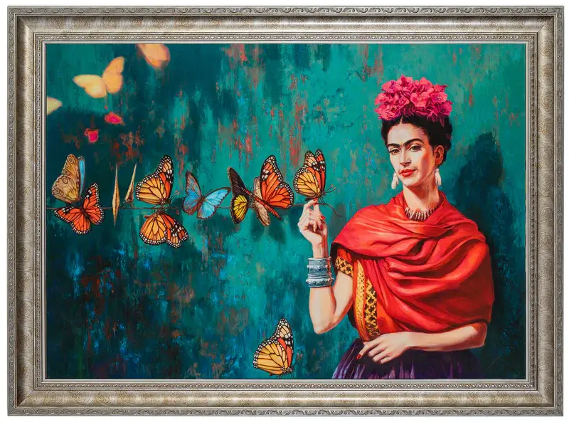 Butterfly - Painted by Frida Kahlo- Circa. 1890.